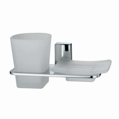 Leine K-5026 Держатель стакана и мыльницы Размеры (Ш/В/Г): 19,5х10х11,5 см