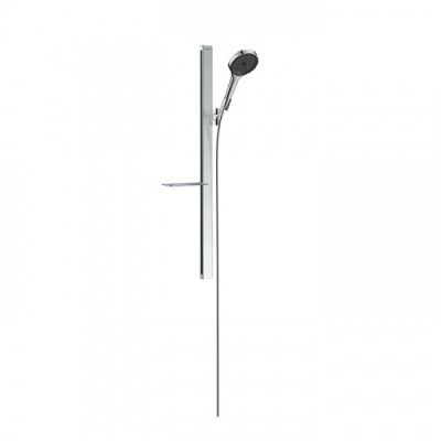 Hansgrohe Rainfinity Душевой набор (ручной душ 130мм, 3jet, штанга 900мм, держатель, шланг), цвет: хром 27672000