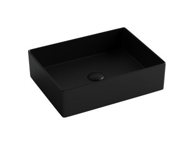 CN6069MB Ceramica Nova Раковина накладная прямоугольная 361x471x130, цвет черный матовый