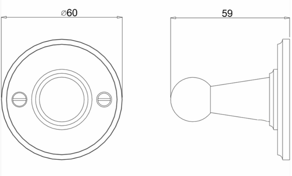 Крючок Burlington A14 CHR