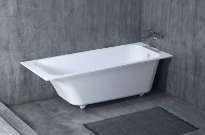 102012G Salini ORLANDA Ванна встраиваемая 180x80, белая глянцевая