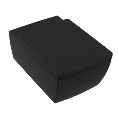 Villeroy&Boch Memento 2.0 унитаз подвесной 375 см CeramicPlus Ebony 4633R0S5
