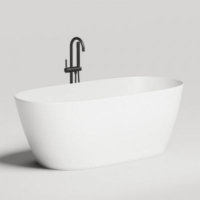 Salini Sofia Light Ванна отдельностоящая 165х75, без отверстия под перелив, мат-л: S-Sense, цвет: белый глянцевый 103611G