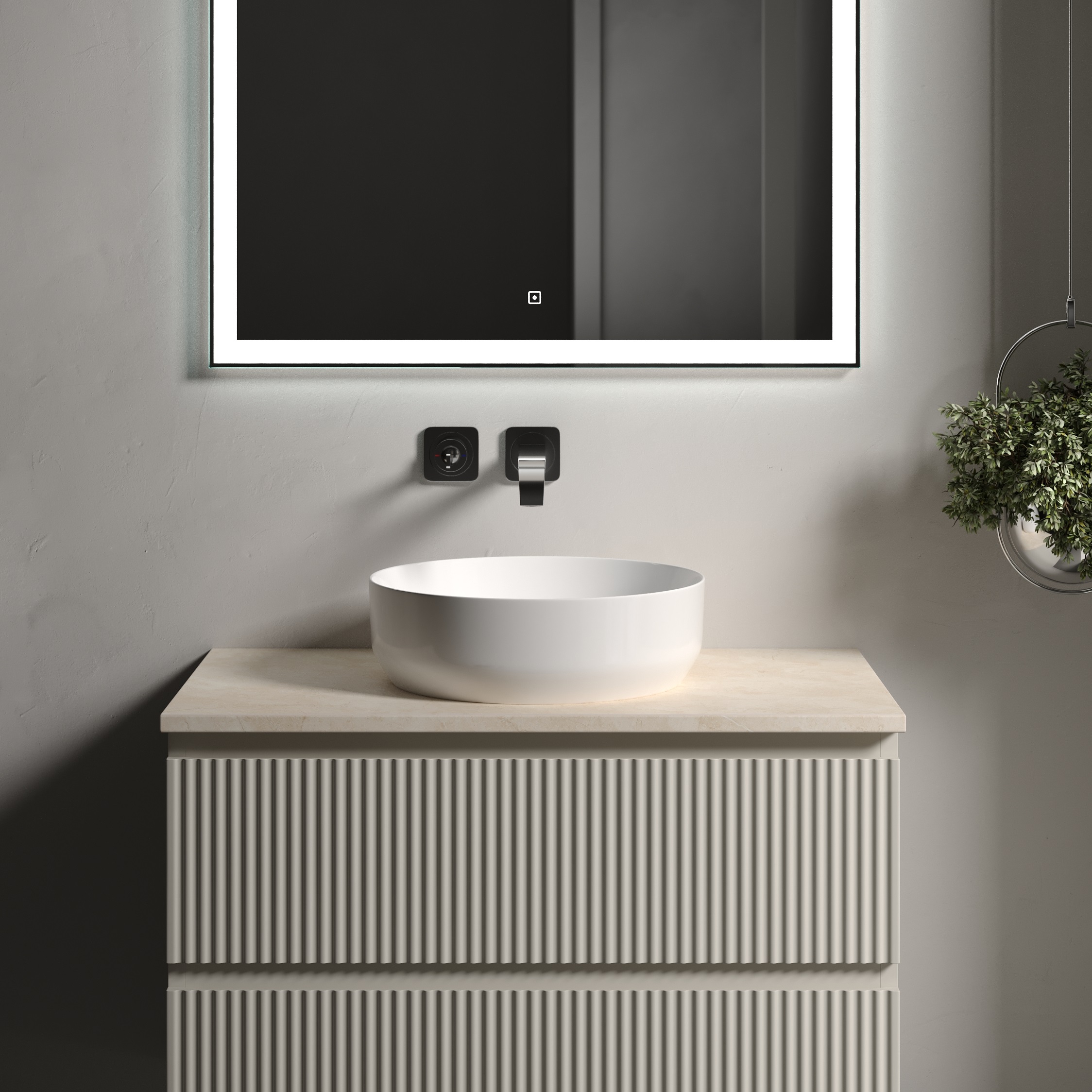 Столешница для ванной комнаты SANCOS  800х460 , арт. TT80A2