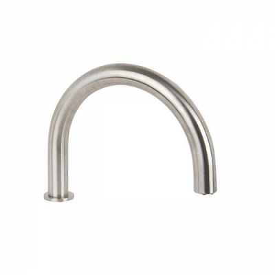 Carlo Frattini Spillo Steel Излив для монтажа на борт ванны, длина 230 мм., цвет: INOX F2943INOX