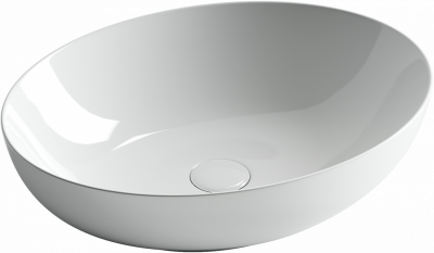 Умывальник чаша накладная овальная 520*395 Ceramica Nova Element