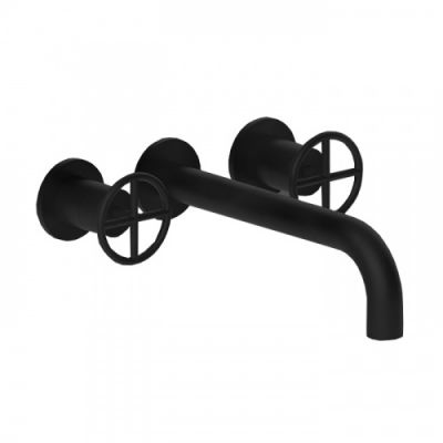 Fantini Fontane Bianche Смеситель для раковины, настенный, цвет: Matt Gun Metal PVD 47 P5 P010B