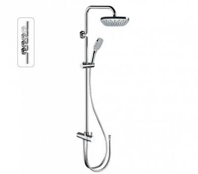 Душевая колонна для внешнего подключения REMER 330X8CPAD20NRA