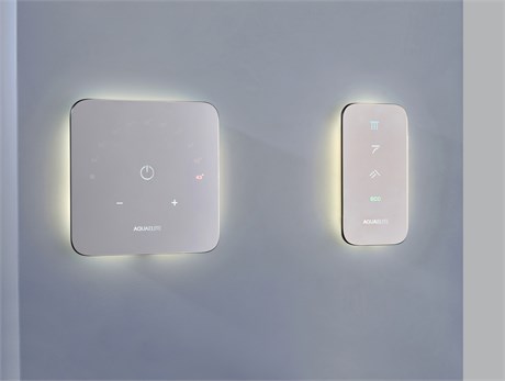 RT002X00Q AQUAelite WOW Touch Shower встроенная часть термостатического смесителя на 2 потребителя с электронным управлением, 3/4", 