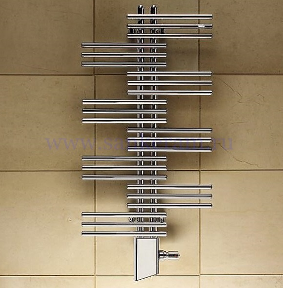 Полотенцесушитель водяной 908х500 Zehnder Yucca YSC-090-050/0 Chrom с теплоносителем