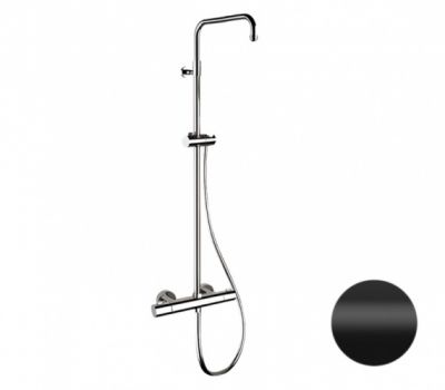 Душевая система термостатическая Remer Elegance EQ32ASSDNO, черный матовый