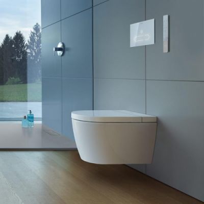 Duravit ME by Starck Унитаз подвесной Rimless 37.5х57.4см, с сиденье SensoWash&reg; Starck f Plus, цвет: белый WD1014000000