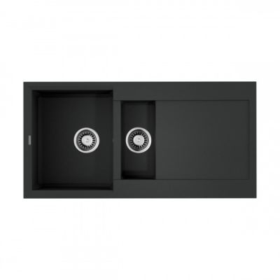 4993892 Omoikiri Sakaime 100-2-BL Tetogranit/черный