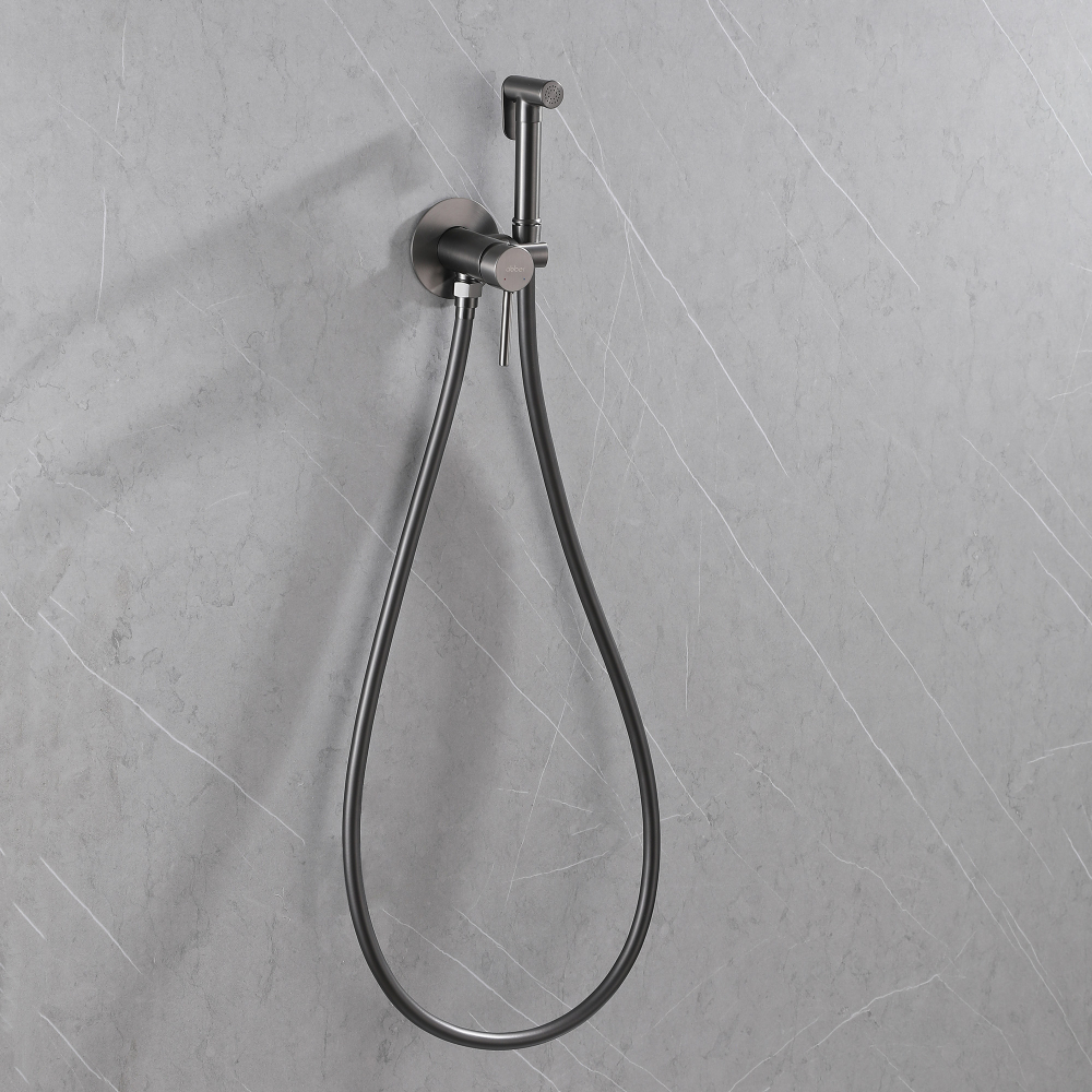 Смеситель ABBER Wasser Kreis AF8125NG с гигиеническим душем, никель