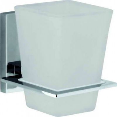 Sanibano Agatha, настенный стеклянный стакан, цвет хром H9950/16CR