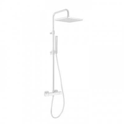 Душевая система с термостатом Webert Pegaso PE980507740METAL, белый