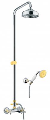 Душевая система Fiore MARGOT SKY (SWAROVSKI®) 01CO0620, хром/золото