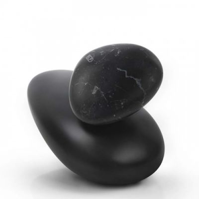 Gessi Equilibrio Смеситель для раковины дизайнерский, на 1 отверстие,  цвет: черный, ручка камень Marquina Black 52002#542