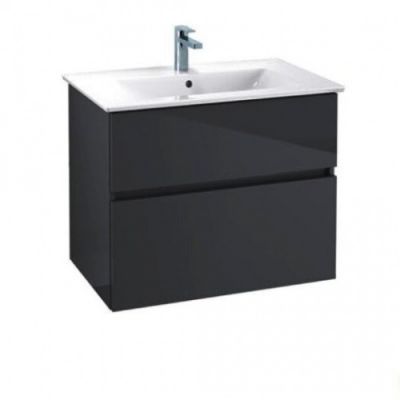 Тумба под раковину 80 см Villeroy&Boch Verity Line B66300VC чёрный матовый