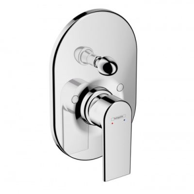 Hansgrohe Vernis Shap Смеситель для ванны, однорычажный, встраиваеемый, внешняя часть, цвет: хром 71458000