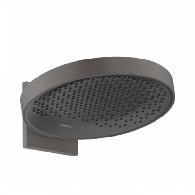 Hansgrohe Rainfinity Верхний душ 360 1jet с настенным креплением, цвет: шлифованный черный хром 26230340