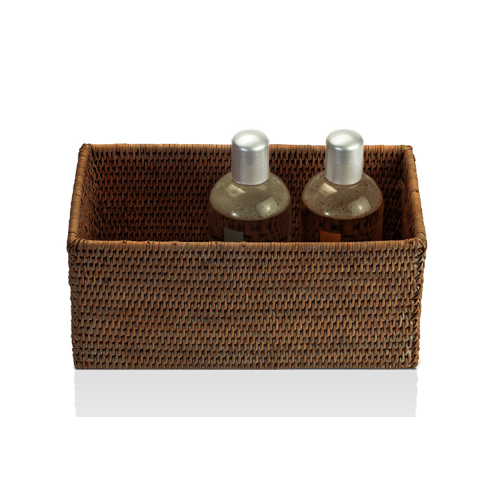 Decor Walther Basket UTB Универсальная коробка 16x31x13см, настольная, цвет: ротанг темный 922792