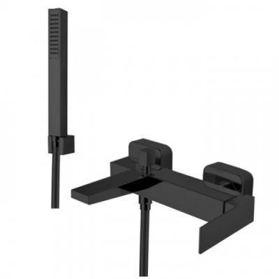 Смеситель для ванны Fiore KUBE 100 NN 8552 чёрный матовый