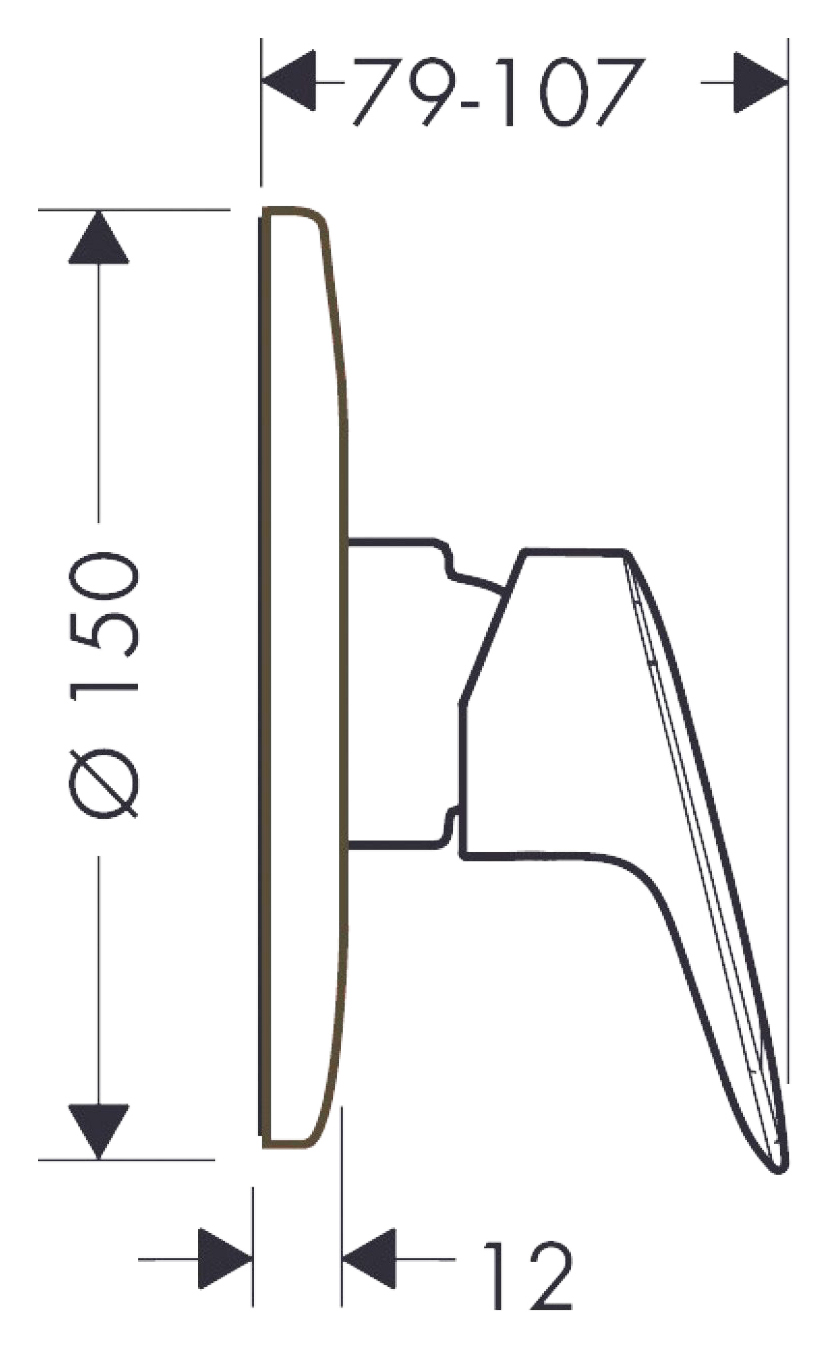 Смеситель для душа Hansgrohe Logis 71606000