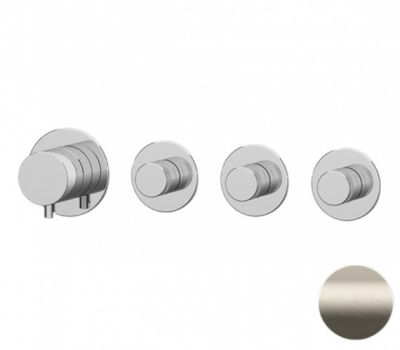 Смеситель для душа на 3 потока Remer X Style N98D3PXV, сталь
