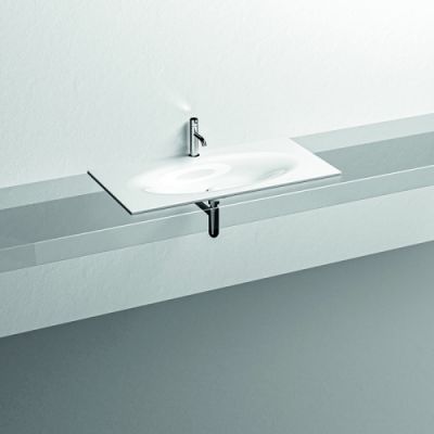 KERASAN SHAPE Раковина 1020х520 мм., встраиваемая, цвет белый глянцевый 547001*1