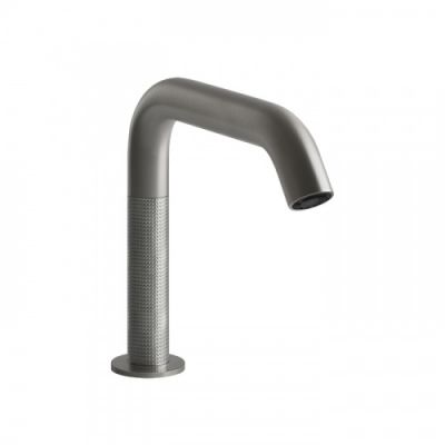 Gessi 316 Смеситель для раковины, 1 отв., электронный, с кран-фильтром для регулировки температуры и напора воды, цвет: Steel Brushed 54481#239