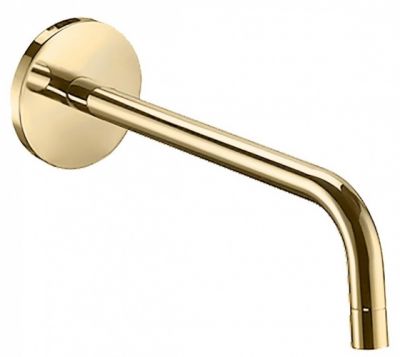 Paffoni LIGHT ZBOC139HG Излив из стены 175 мм. золото медовое