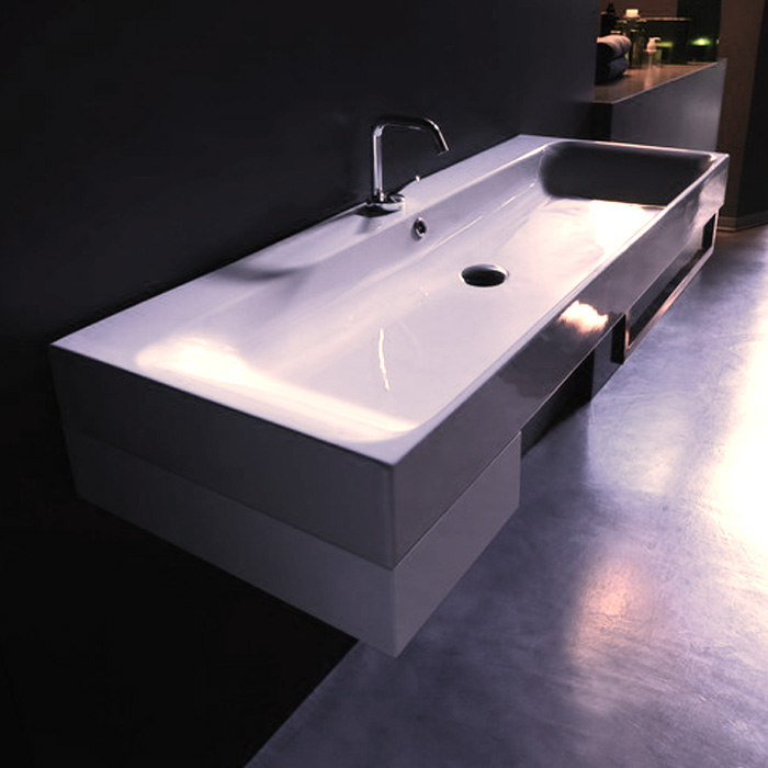 353401*1 KERASAN Cento раковина 120х45, цвет белый