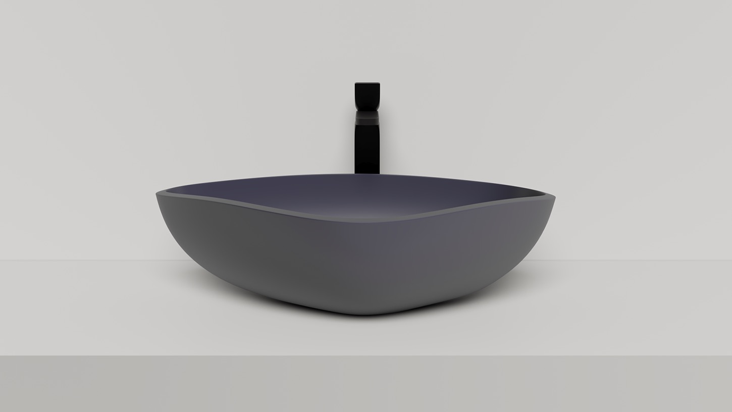 Salini GLORIA 06 Раковина накладная 56x35 покраска по RAL полностью
