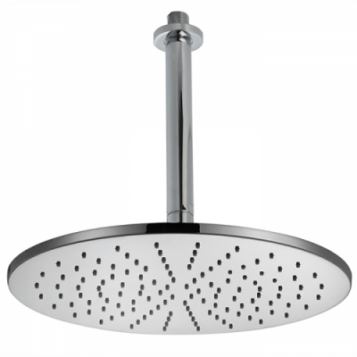 CISAL Shower Верхний душ D300 мм с потолочным держателем L180 мм, цвет хром DS01370021