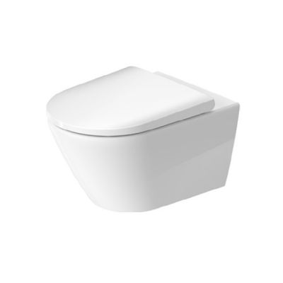 Унитаз подвесной безободковы 54 см. Duravit D-Neo, цвет-белый
