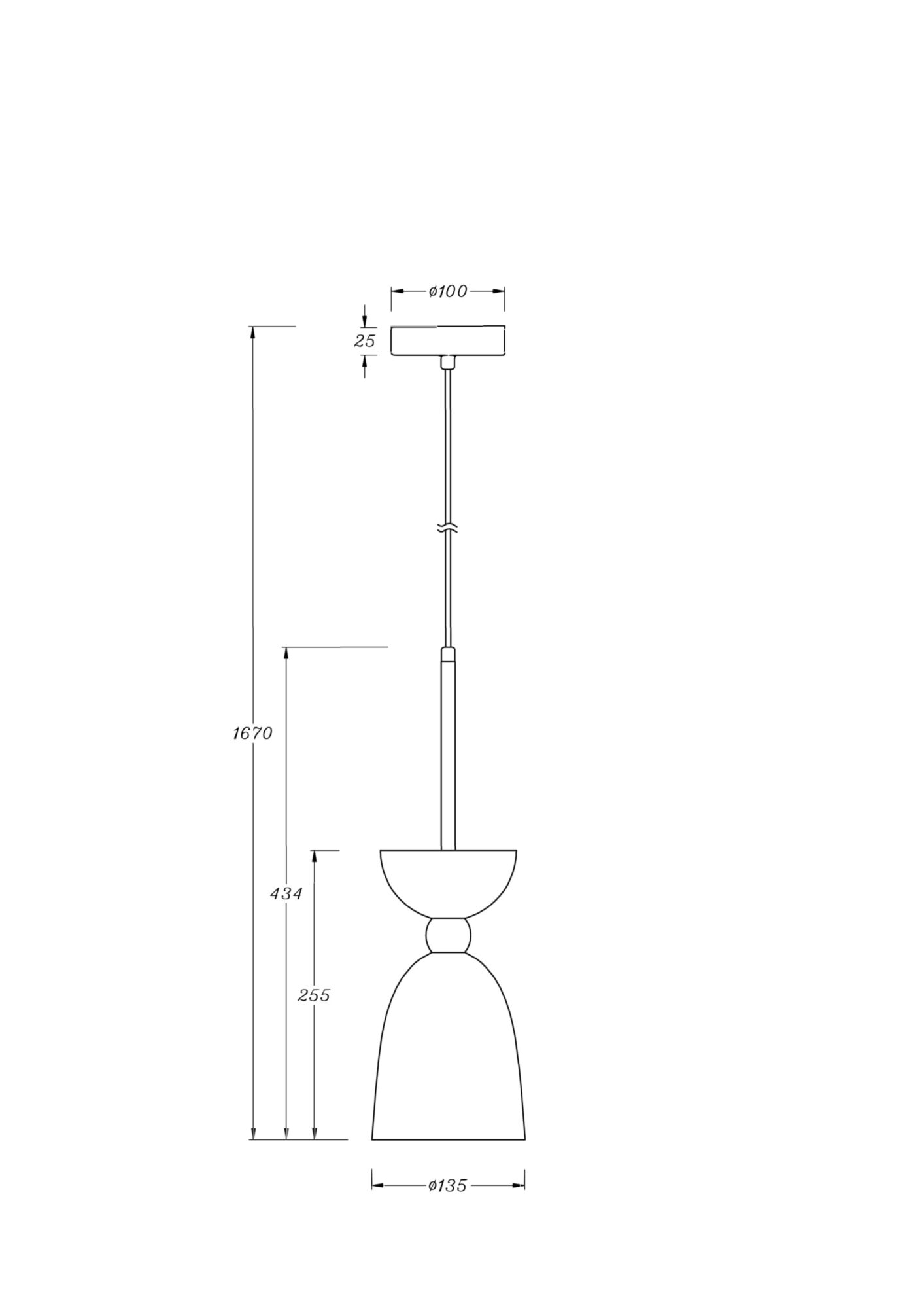 Maytoni Cloches Подвесной светильник MOD113PL-01W