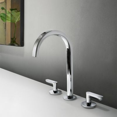 Fantini Icona Deco Смеситель для раковины, 3 отверстия, цвет: хром 53 02 R107