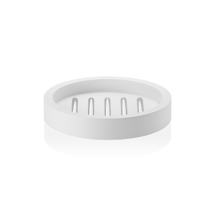 Decor Walther Stone STS Мыльница настольная, цвет: белый / хром 972154