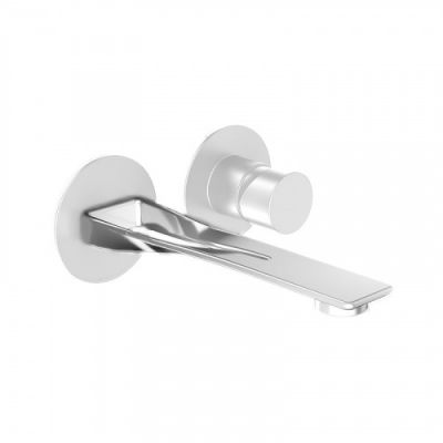 Смеситель для раковины Webert ONE-B NB830606741, белый/сталь