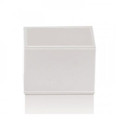 Decor Walther Brownie UB Универсальная коробка 11.5x8см, настольный, цвет: белая кожа 931250