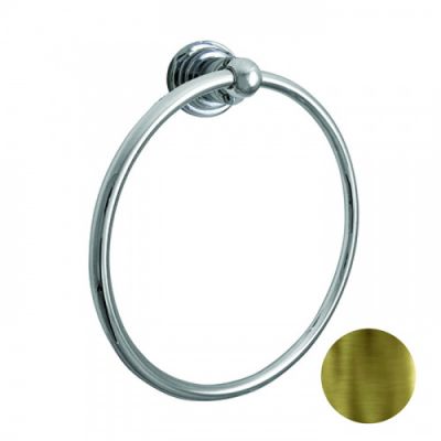 Nicolazzi Accessori Полотенцедержатель кольцо 19.5см., подвесной, цвет: бронза 1485BZ