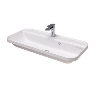 G280/001 Hidra Gio,  Раковина полувстраиваемая 80x40 см, цвет белый глянцевый