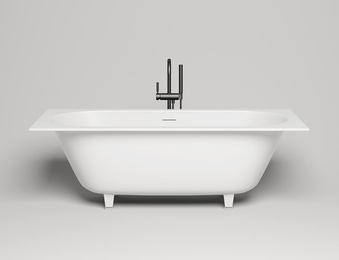 Salini ORNELLA  AXIS KIT Ванна встраиваемая 180x80, белая матовая