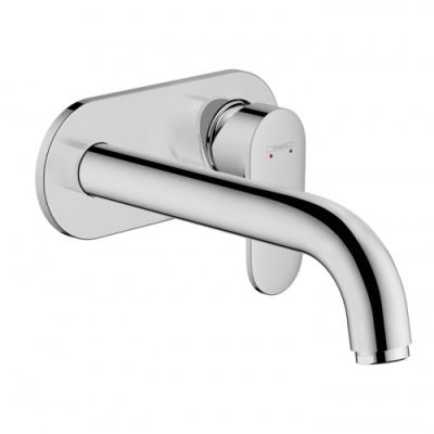 Hansgrohe Vernis Blend Смеситель для раковины, настенный, излив 204 мм, внешняя часть, цвет: хром 71576000