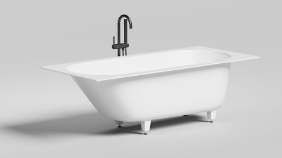 102412GF Salini ORNELLA KIT Ванна встраиваемая 180x80, покраска по RAL, глянцевая