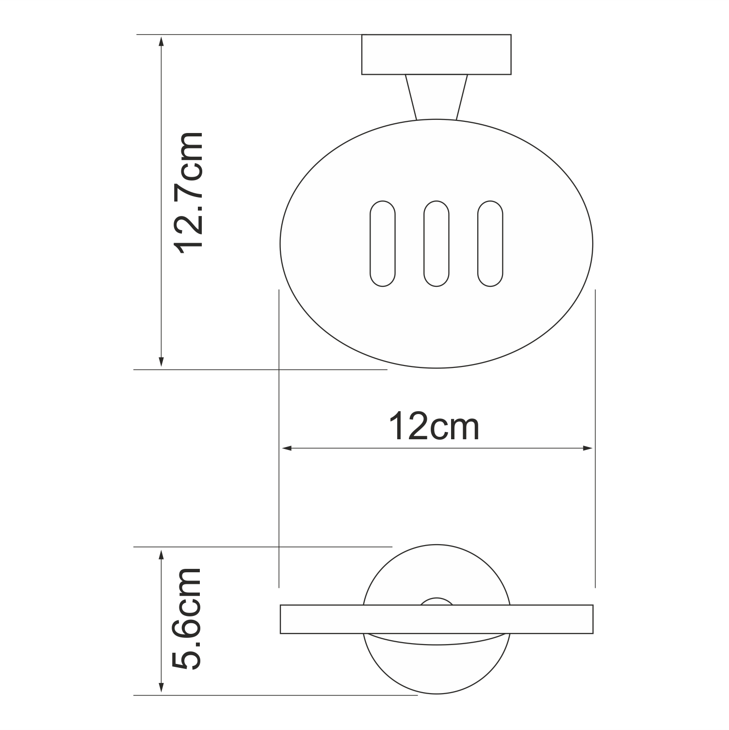 Isen K-4069 Мыльница решетка Размеры (Ш/В/Г): 12х5,6х12,7 см