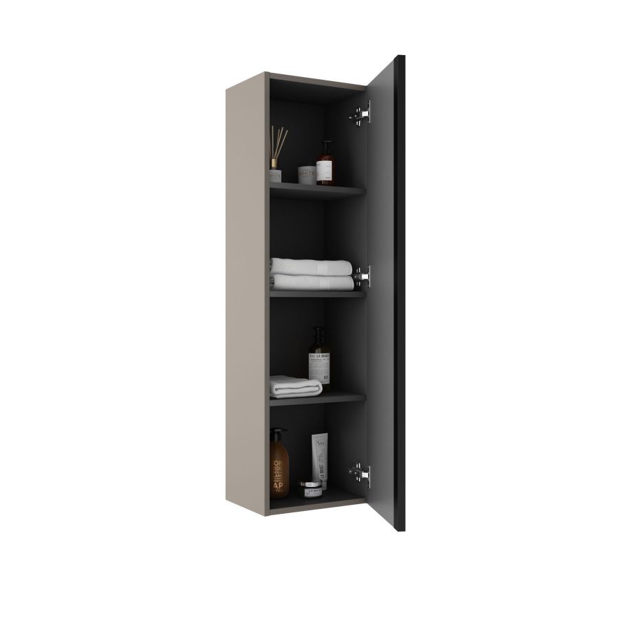 Visobath Granada, пенал 120x34.5 см, цвет кварцевый матовый лак (Quarzo)
