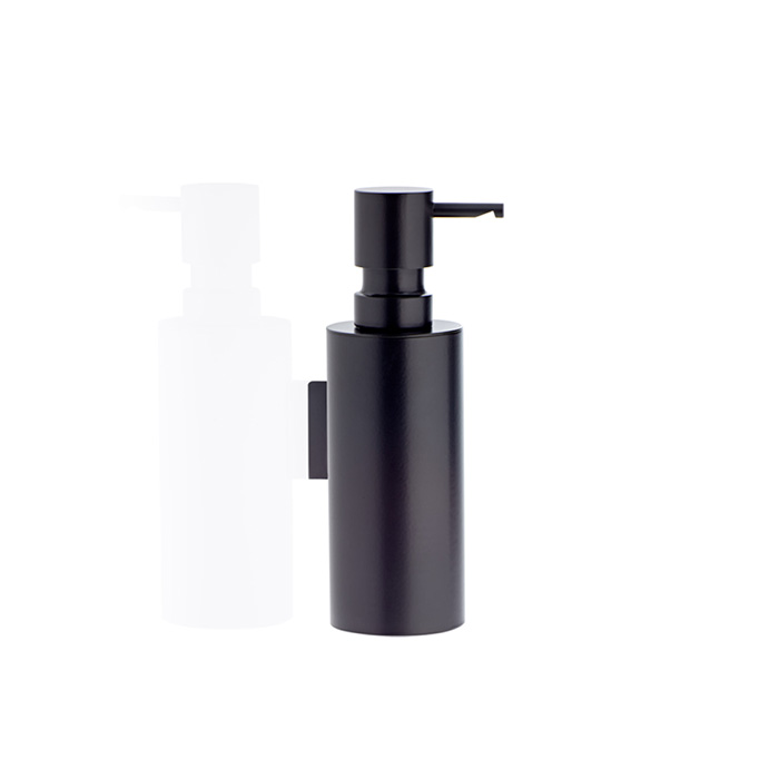Decor Walther Mikado WSP Дозатор для мыла, подвесной, цвет: черный матовый 521160