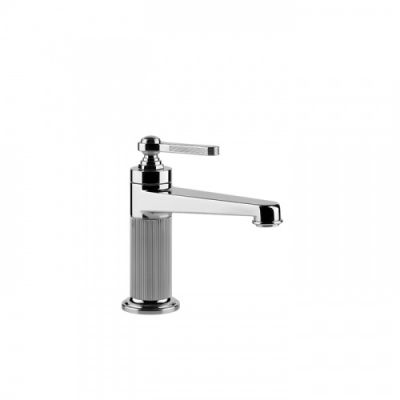 Gessi Venti20 Смеситель для раковины на 1 отверстие, однорычажный, в комплекте с донным клапаном, цвет: хром 65001#031